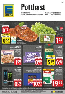 EDEKA Prospekt Aktuelle Angebote mit  Seiten in Boffzen und Umgebung