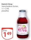 Sirup im Angebot bei GLOBUS in Homburg Sirup Angebote von Hainich bei GLOBUS Homburg für 1,49 €