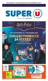 Promotion Couches dans le prospectus Super U, valable du 04/11/2025 au 16/11/2025 Promo Couches dans le catalogue Super U du moment à la page 1