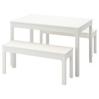 Tisch und 2 Bänke weiß/weiß Angebote von EKEDALEN / EKEDALEN bei IKEA Kempen für 398,98 €