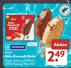 Keks-Karamell-Sticks im Angebot bei ALDI SÜD in Rottenburg Keks-Karamell-Sticks Angebote von Mucci bei ALDI SÜD Rottenburg für 2,49 €