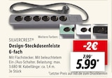 Design-Steckdosenleiste 6-fach Angebot in Hochstetten-Dhaun Design-Steckdosenleiste 6-fach im aktuellen Prospekt bei Lidl in Hochstetten-Dhaun