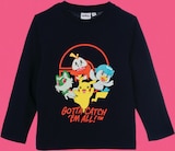 Tee Shirt Manches Longues - Pokemon en promo à 6,99 € chez Intermarché Super Tee Shirt Manches Longues - Pokemon dans le catalogue Intermarché Super