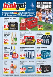 Aktueller Trinkgut Getränkemärkte Prospekt in Voerde und Umgebung, "Aktuelle Angebote" mit 10 Seiten, 20.04.2026 - 25.04.2026