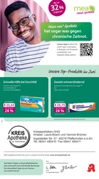 mea - meine apotheke Prospekt für Scheyern mit 4 Seiten mea - meine apotheke Prospekt für Scheyern: "Unsere Juni-Angebote", 4 Seiten, 01.06.2026 - 30.06.2026