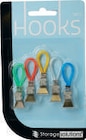 Lot de 5 pinces serviettes dans le catalogue Maxi Bazar