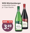 Rotwein im V-Markt Prospekt Riesling von WZG Württemberger im aktuellen V-Markt Prospekt für 3,49 €