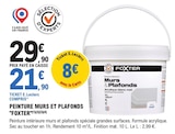 Peinture Murs et Plafonds - Foxter - E.Leclerc à Colmar Peinture Murs et Plafonds - Foxter en promo chez E.Leclerc Colmar à 21,90 €