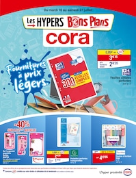 Catalogue Supermarchés Cora en cours à Thorigné-Fouillard et alentours, Fournitures à prix légers., 4 pages, 16/07/2024 - 27/07/2024