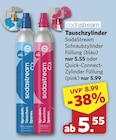 Schraubzylinder Füllung (blau) Angebote von SodaStream bei combi Lingen für 5,55 €