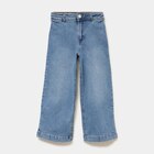 Jean wide leg cropped denim double stone fille dans le catalogue La Halle