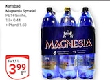 GLOBUS Broderstorf - Magnesia Sprudel Angebot im Prospekt Magnesia Sprudel bei GLOBUS im Broderstorf Prospekt für 3,99 €
