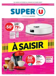 Prix et réduction Bosch dans le prospectus Super U en cours Offre Bosch dans le catalogue Super U du moment à la page 1