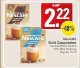 Gold Cappuccino im Angebot bei WEZ in Minden Gold Cappuccino Angebote von Nescafé bei WEZ Minden für 2,22 €