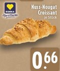 Nuss-Nougat Croissant im Angebot bei E center in Duisburg Nuss-Nougat Croissant Angebote von EDEKA Herzstücke bei E center Duisburg für 0,66 €