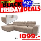 Bolano Ecksofa bei Seats and Sofas im Stolberg Prospekt für 1.099,00 €