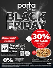 Aktueller porta Möbel Prospekt mit Black Week, "BLACK SALE", Seite 1