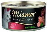 Feine Filets Katzennassnahrung Angebote von Miamor bei REWE Bensheim für 23,99 €