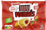Mini gâteaux fourrés fraise - SONDEY en promo chez Lidl Toulon à 0,83 €
