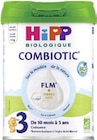 Croissance Combiotic FLM 3 Bio en poudre dès 10 mois - Hipp en promo chez Monoprix Antony à 13,46 €