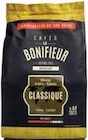 44 dosettes de café classique - CAFÉS LE BONIFIEUR en promo chez Intermarché Castres à 4,41 €