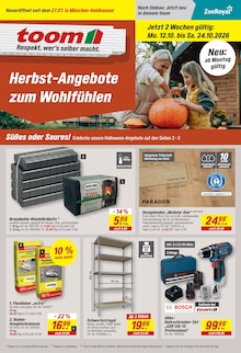 Prospekt der Woche "Respekt, wer's selber macht." Seite 1, 12.10.2026 bis 24.10.2026 für München Aktueller Prospekt "Respekt, wer's selber macht." Seite 1 von 34 Seiten für München