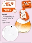 Creme oder Sun Eau de Toilette Angebote von NIVEA bei Müller Aalen für 15,95 €