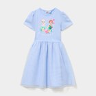 Robe bas tulle Reine des neiges bleu ciel fille dans le catalogue La Halle