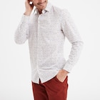 Chemise ajustée col français ecru homme - LH dans le catalogue La Halle