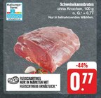 Schweinekammbraten bei nah und gut im Hilmersdorf Prospekt für 0,77 €