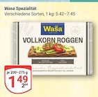 Vollkorn Roggen Angebote von Wasa bei GLOBUS Leipzig für 1,49 €