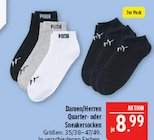 Damen Quarter-Socken im Angebot bei Marktkauf in Fürth Damen Quarter-Socken Angebote von Puma bei Marktkauf Fürth für 8,99 €