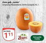 Kiwis gelb „Jumbo“ im Angebot bei GLOBUS in Halle Kiwis gelb „Jumbo“ Angebote von Zespri bei GLOBUS Halle für 1,11 €