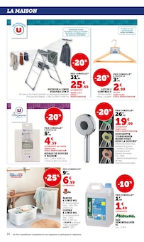 Promotion Cintre dans le prospectus Super U, valable du 16/12/2025 au 11/01/2026 Promo Cintre dans le catalogue Super U du moment à la page 16