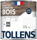 Peinture extérieure bois blanc RAL 9016 satin - Tollens en promo chez Castorama Rennes à 57,90 €