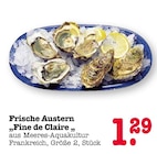 Frische Austern bei E center im Achern Prospekt für 1,29 €