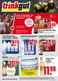 Aktueller Trinkgut Supermärkte Prospekt für Hargesheim: Aktuelle Angebote mit 8} Seiten, 13.05.2024 - 18.05.2024