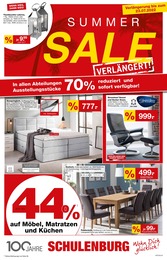 Möbel Schulenburg Prospekt für Hüttenrode mit 8 Seiten Möbel Schulenburg Prospekt für Hüttenrode: "Summer Sale", 8 Seiten, 04.07.2022 - 23.07.2022