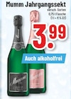 Jahrgangssekt im Angebot bei Marktkauf in Dorsten Jahrgangssekt Angebote von Mumm bei Marktkauf Dorsten für 3,99 €