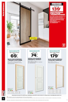 Promotion Bloc Porte dans le prospectus Brico Dépôt, valable du 07/11/2025 au 20/11/2025 Promo Bloc Porte dans le catalogue Brico Dépôt du moment à la page 12
