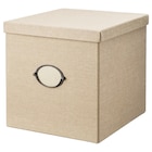 Kasten mit Deckel beige 32x35x32 cm im Angebot bei IKEA in Trier Kasten mit Deckel beige 32x35x32 cm Angebote von KVARNVIK bei IKEA Trier für 14,99 €