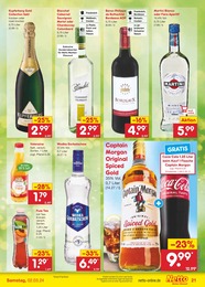 Spirituosen Angebot im aktuellen Netto Marken-Discount Prospekt auf Seite 21