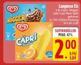 Eis von Langnese im aktuellen EDEKA Prospekt für 2,00 €