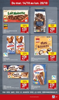 Promotion Cacahuètes dans le prospectus Aldi, valable du 14/10/2025 au 20/10/2025 Promo Cacahuètes dans le catalogue Aldi du moment à la page 29