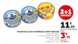 Thon huile de tournesol - Petit Navire en promo chez Super U Troyes à 11,20 €