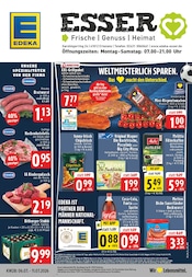 Aktueller EDEKA Prospekt mit Bratwurst, "Aktuelle Angebote", Seite 1