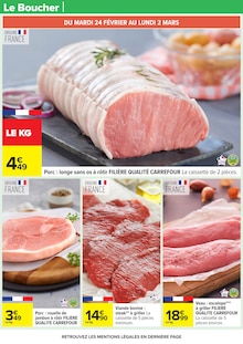 Promotion Grill Viande dans le prospectus Carrefour, valable du 24/02/2026 au 09/03/2026 Promo Grill Viande dans le catalogue Carrefour du moment à la page 36