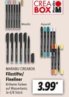 Filzstifte/ Fineliner von MARABU CREABOX im aktuellen Lidl Prospekt für 3,99 €
