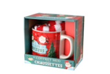 Coffret mug avec chaussettes en promo chez Stokomani Coffret mug avec chaussettes dans le catalogue Stokomani