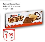 Kinder Cards Angebote von Ferrero bei GLOBUS Wiesbaden für 1,99 €